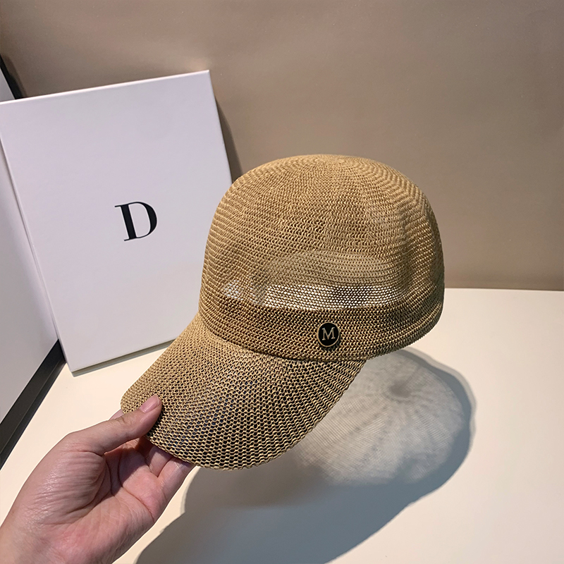 Paper Straw Color - Nowe męskie i damskie oddychające czapki