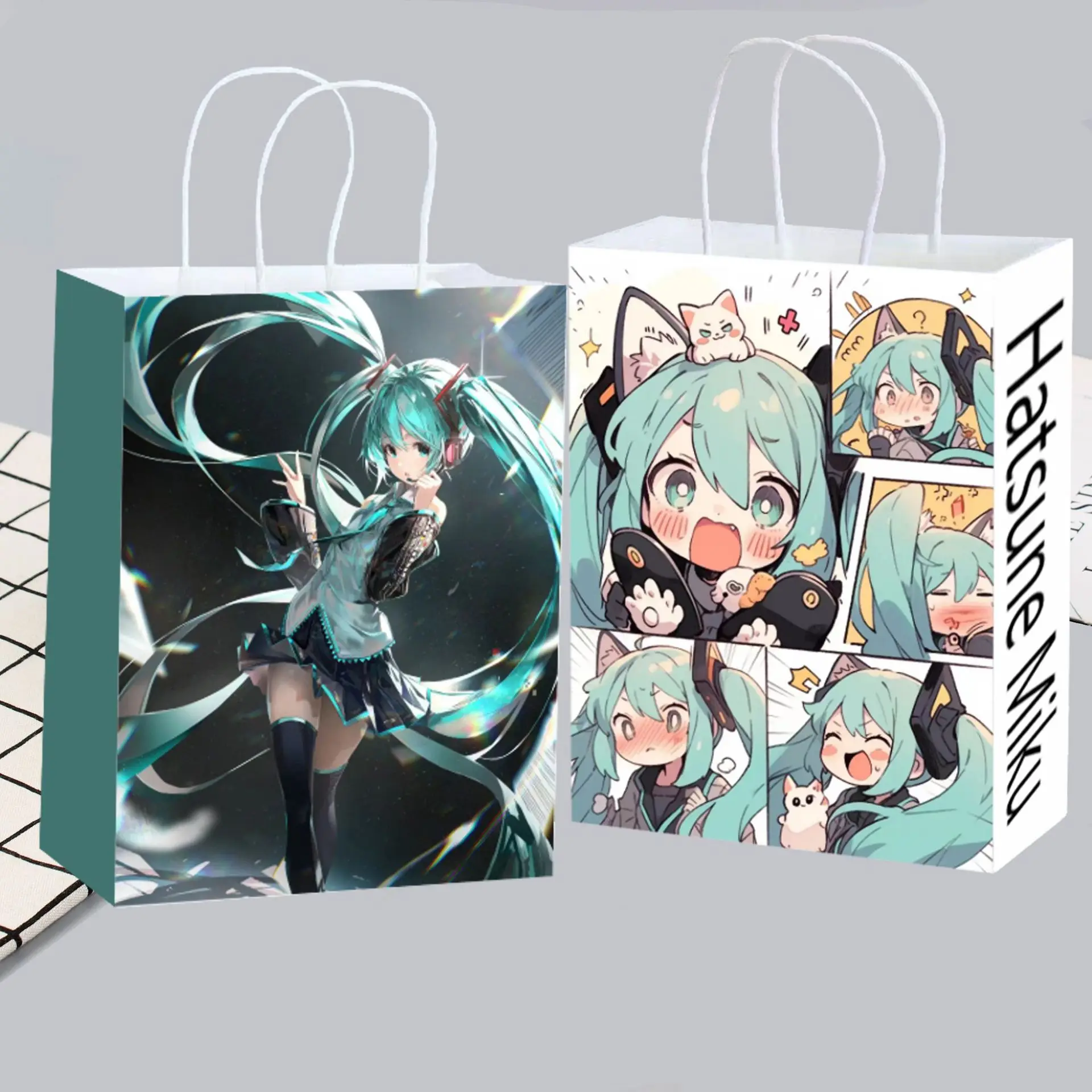 Party Favor Bag - Urocza anime torba papierowa Hatsune Miku,