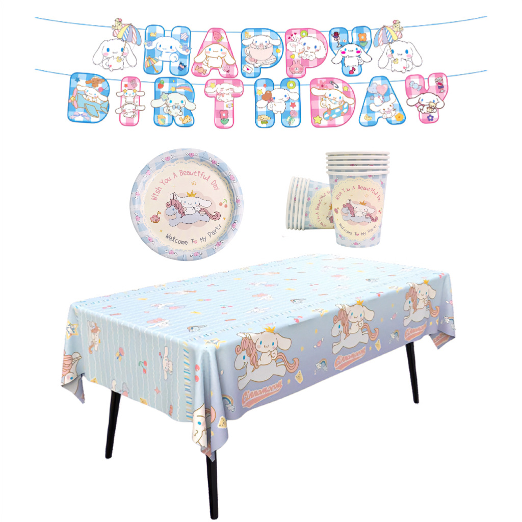 Table Cloth Disposable - Obrus na przyjęcie urodzinowe Kuormi, olejoodporny,