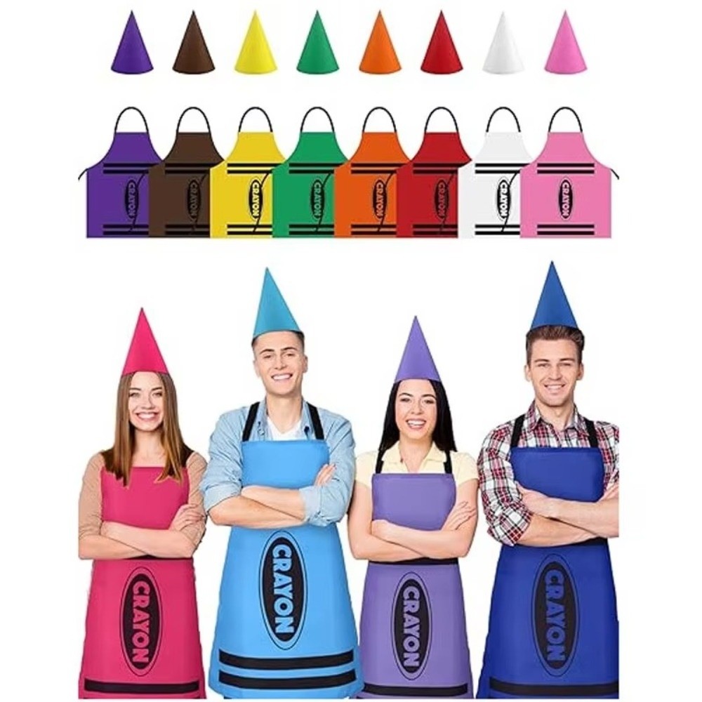 Party Hat Cone - Nowy Kolorowy Zestaw Gnomo z Motywem