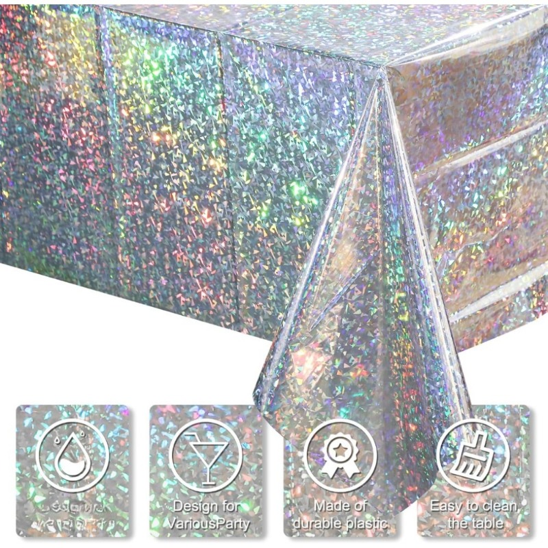 Table Cloth Disposable - 1 szt. Jednorazowy obrus PE wodoodporny,