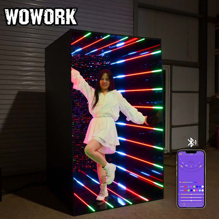 Event Party Box - WOWORK Hurtowa Metalowa Rozkładana Fotobudka z