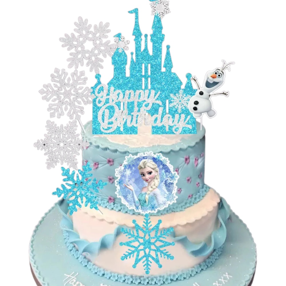 Event Z - Zestaw dekoracji na tort Frozen, 8