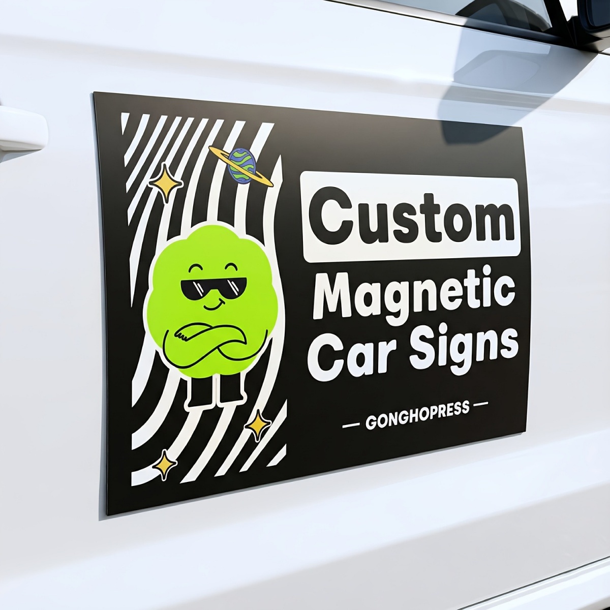 Event Support - Personalizowane magnetyczne naklejki samochodowe – idealne