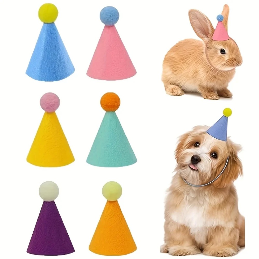 Party Hat Cone - 6 szt. Mini kapeluszy imprezowych: Lekkie