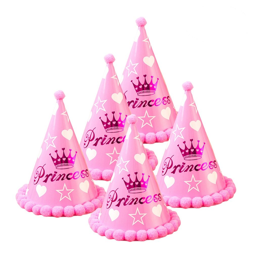 Party Hat Cone - 12 szt. Czapeczki urodzinowe, kolorowe w