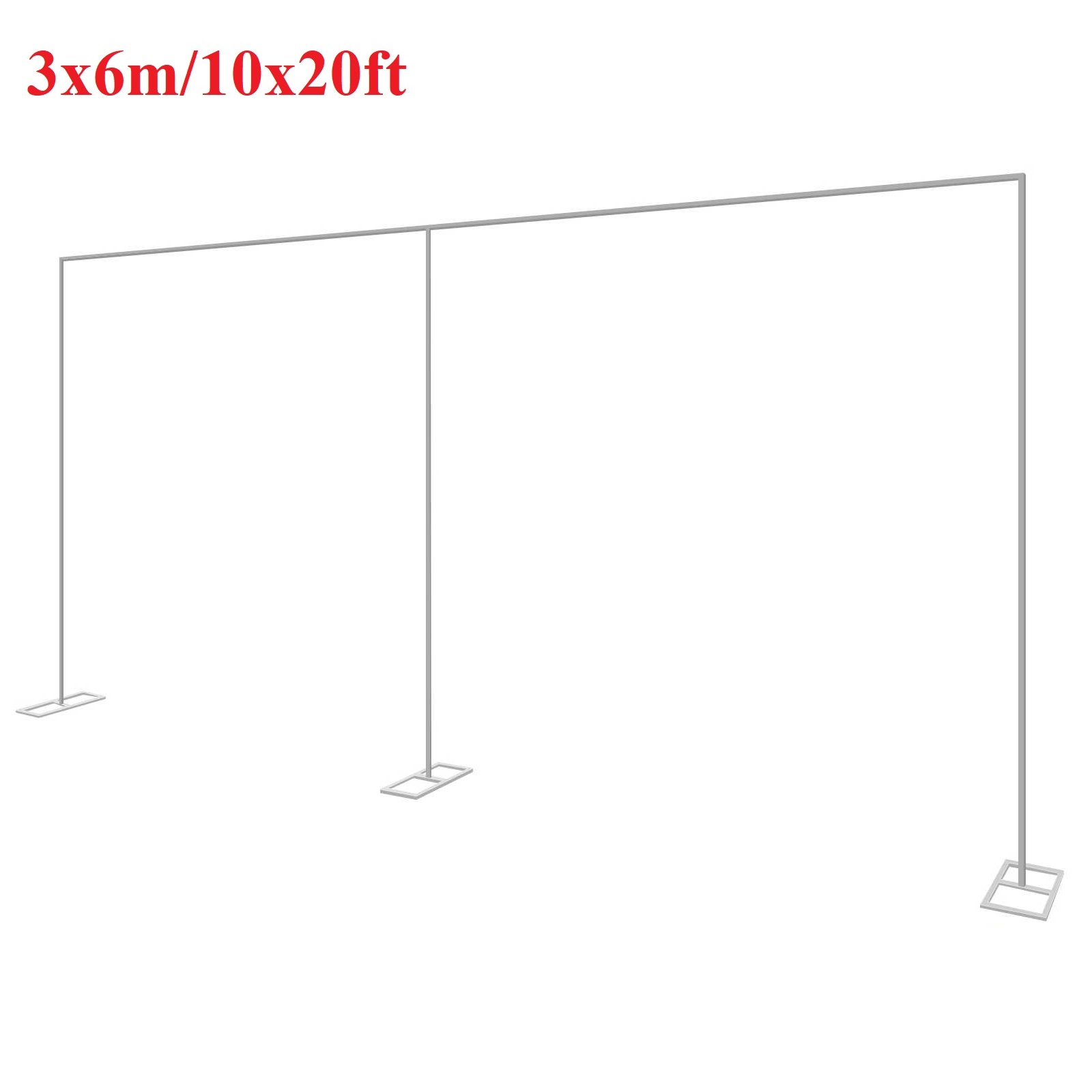 Photo Booth Frame - 3x6m/10x20ft metalowy łuk ślubny stojak Heavy