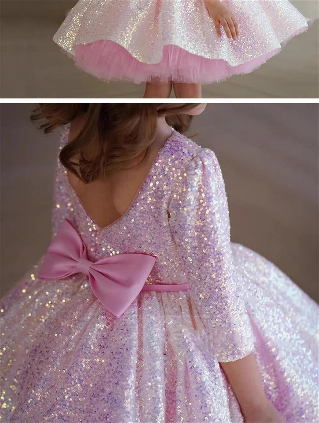 Brokatowa różowa sukienka dla  – Birthday Sash Glitter recenzja i cena