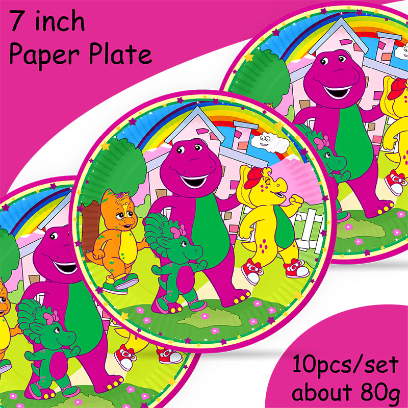 Dinozaur Barney Party Supplies – Table Cloth Disposable recenzja i cena