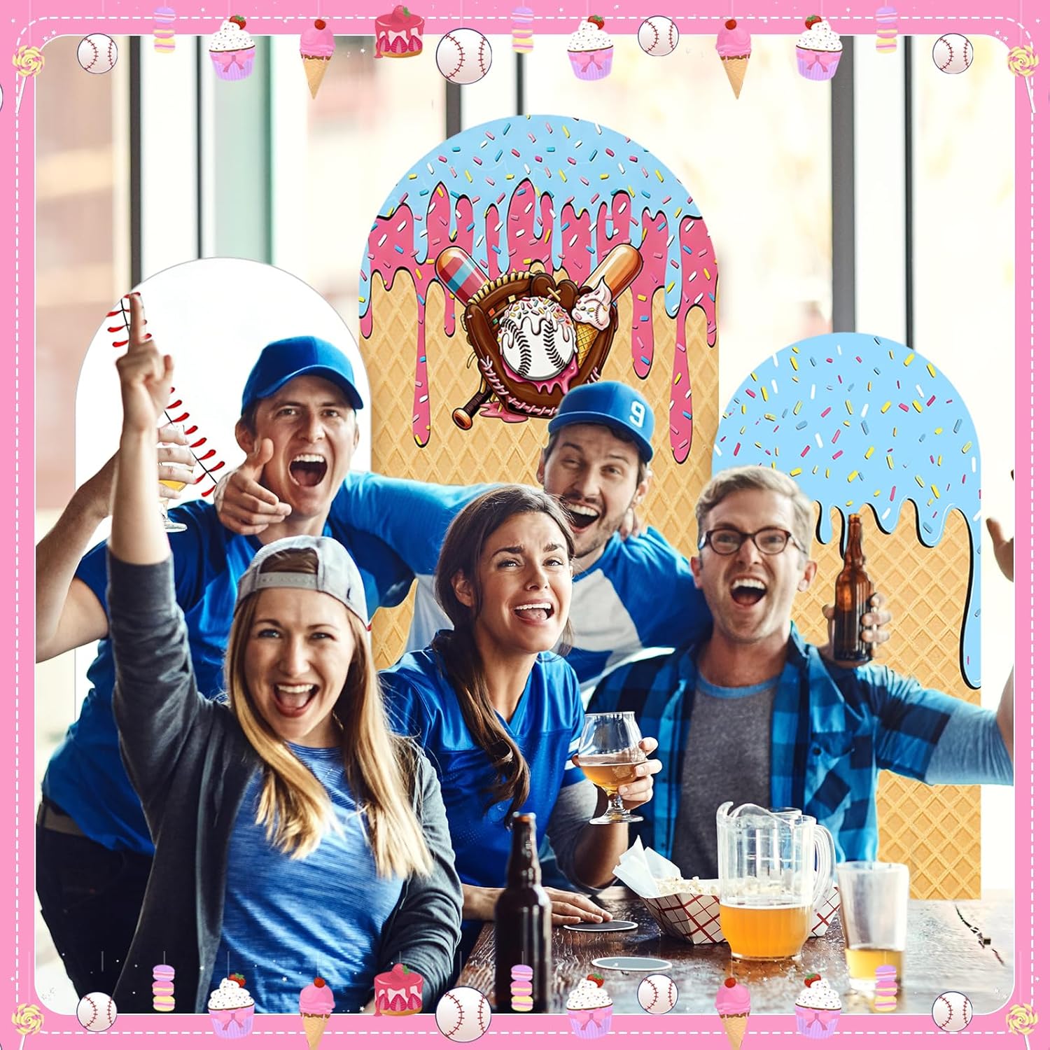 Tło fotograficzne: baseball, l – Dessert Table Backdrop recenzja i cena