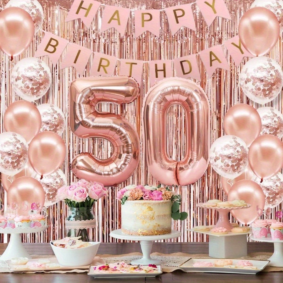 58 szt./zestaw 40-calowe balon – Party Banner Gold recenzja i cena