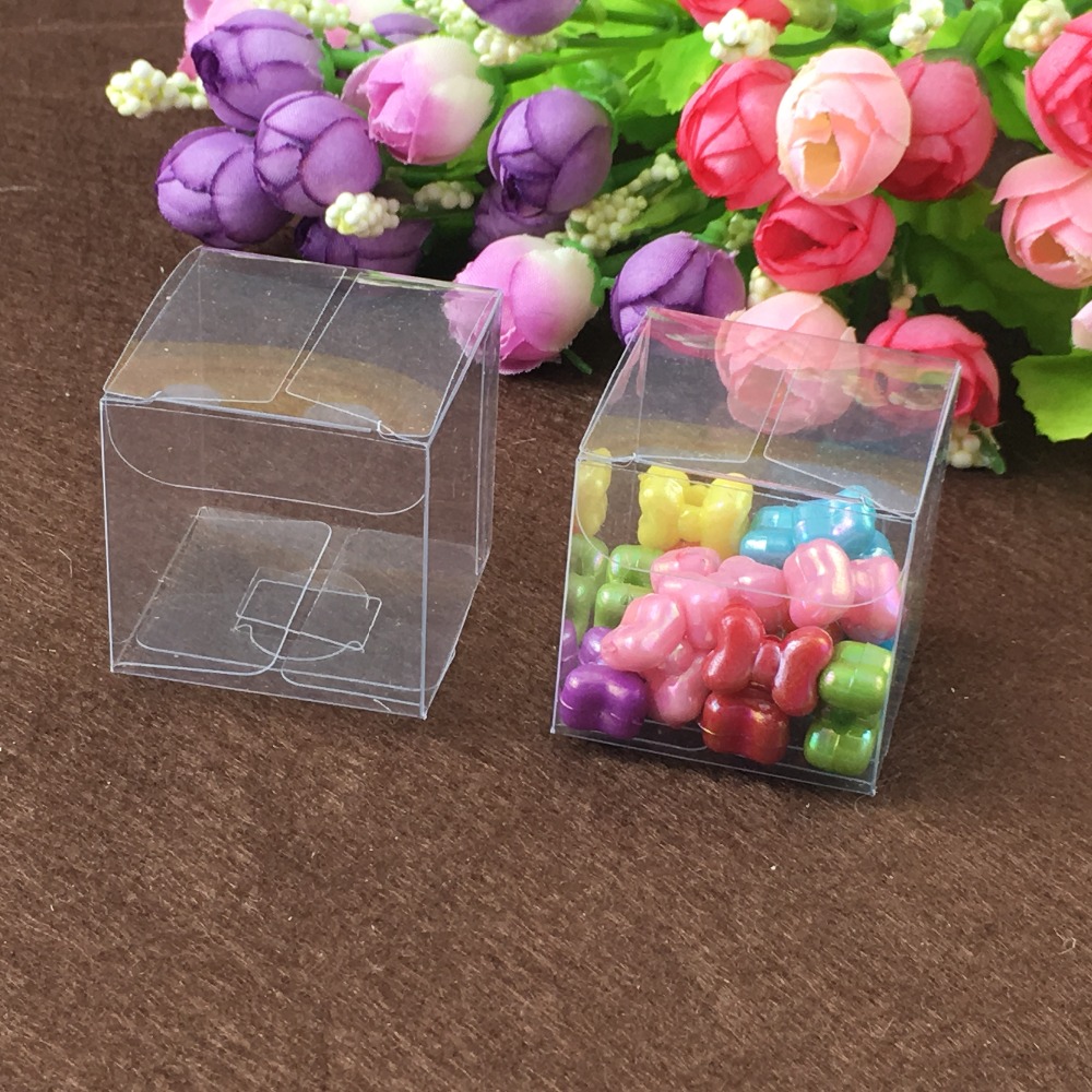 50 sztuk 9*9*9 cm jasne plasti – Event Party Box recenzja i cena