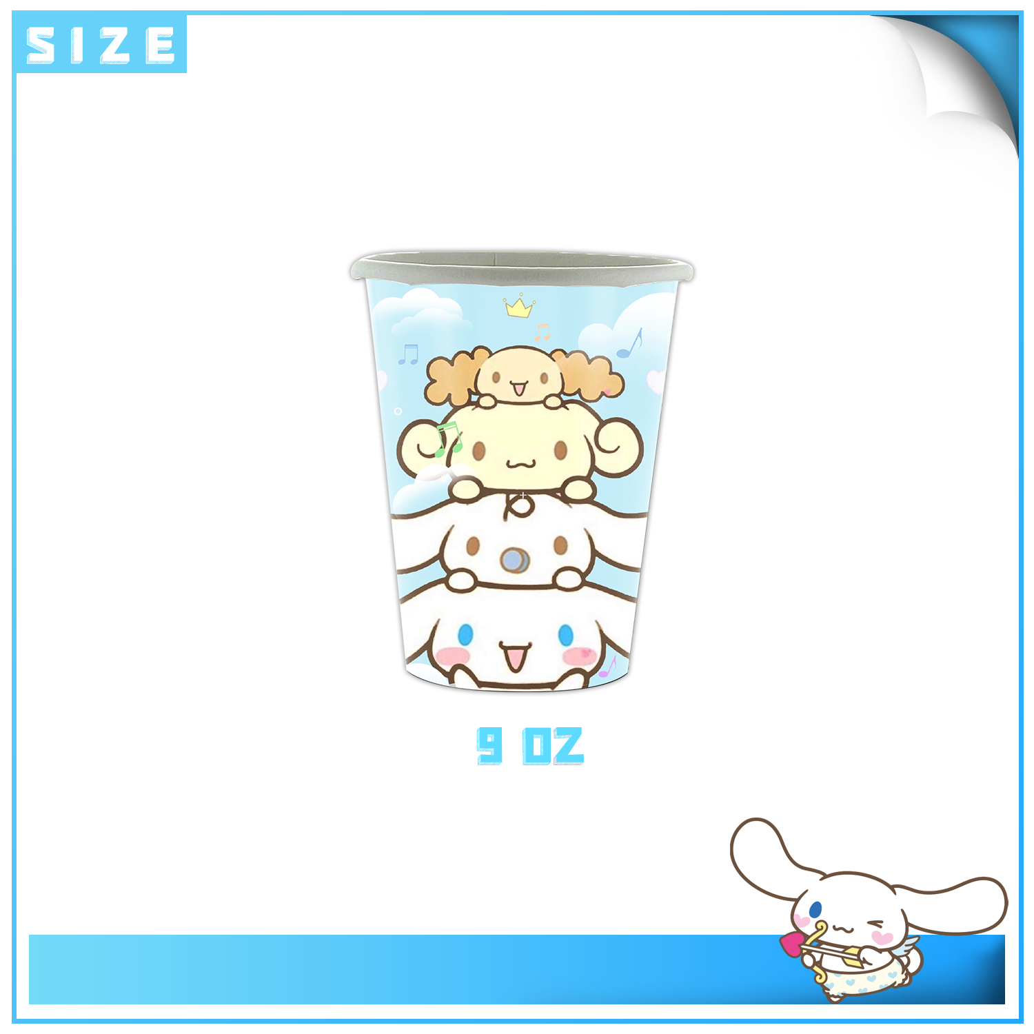 Kreskówkowy Cinnamoroll Dekora – Table Cloth Disposable recenzja i cena