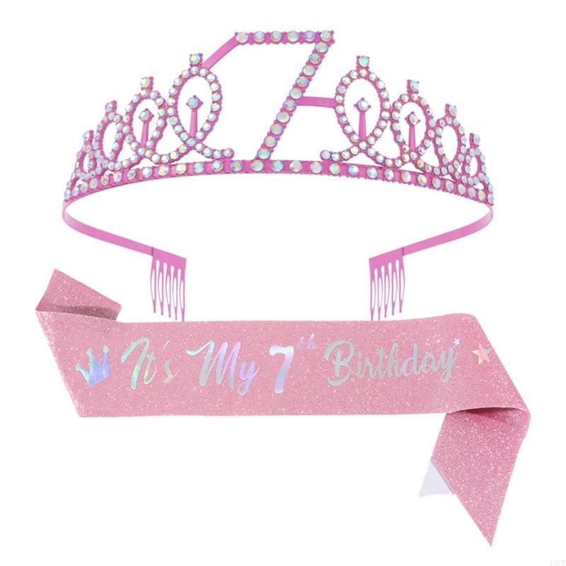 Błyszczące różowe tiary urodzi – Birthday Sash Glitter recenzja i cena