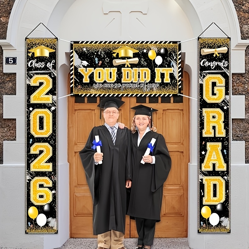 2D 3 szt. Banery na ukończenie – Party Banner Gold recenzja i cena