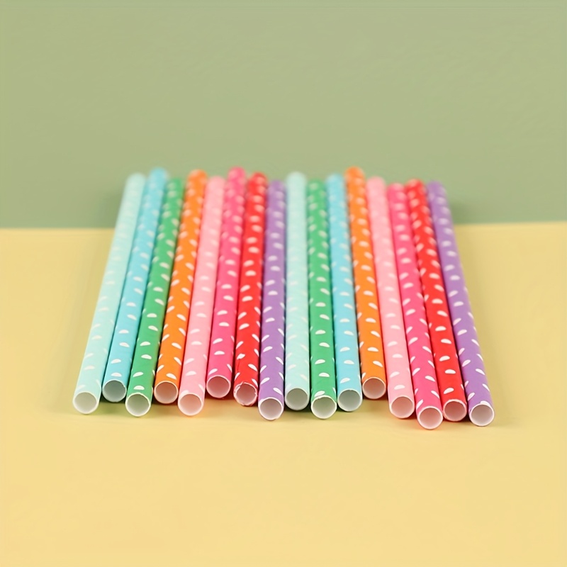 100 sztuk kolorowych, jednoraz – Paper Straw Color recenzja i cena