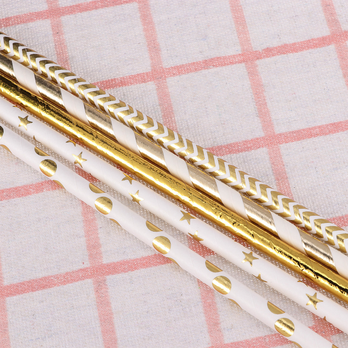 50 szt. papierowych słomek w k – Paper Straw Color recenzja i cena