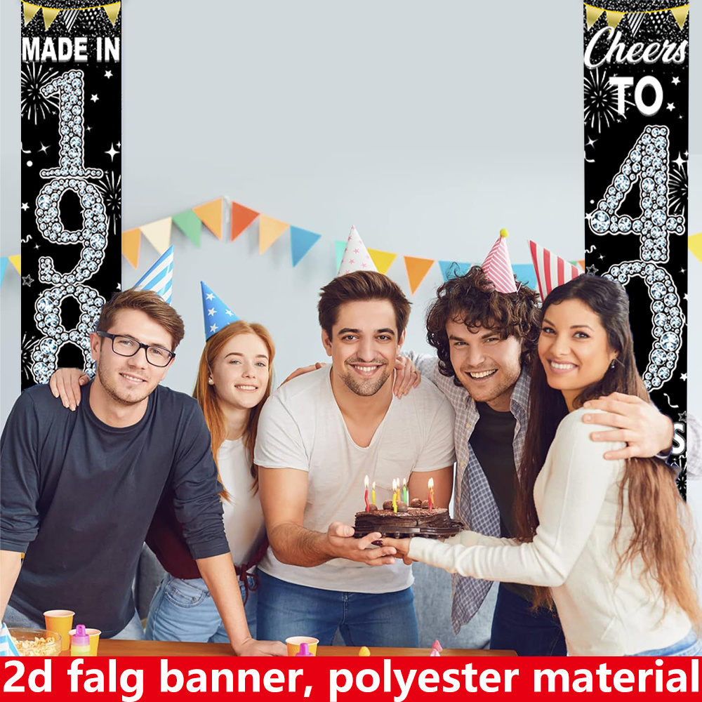 2 szt. płaskich banerów 2D na  – Party Banner Gold recenzja i cena