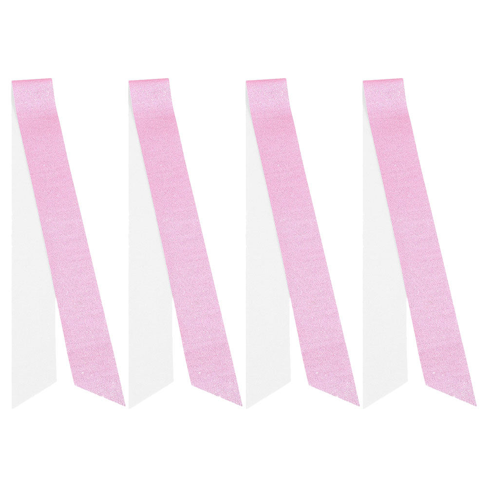 4 szt. Puste, brokatowe szarfy – Birthday Sash Glitter recenzja i cena