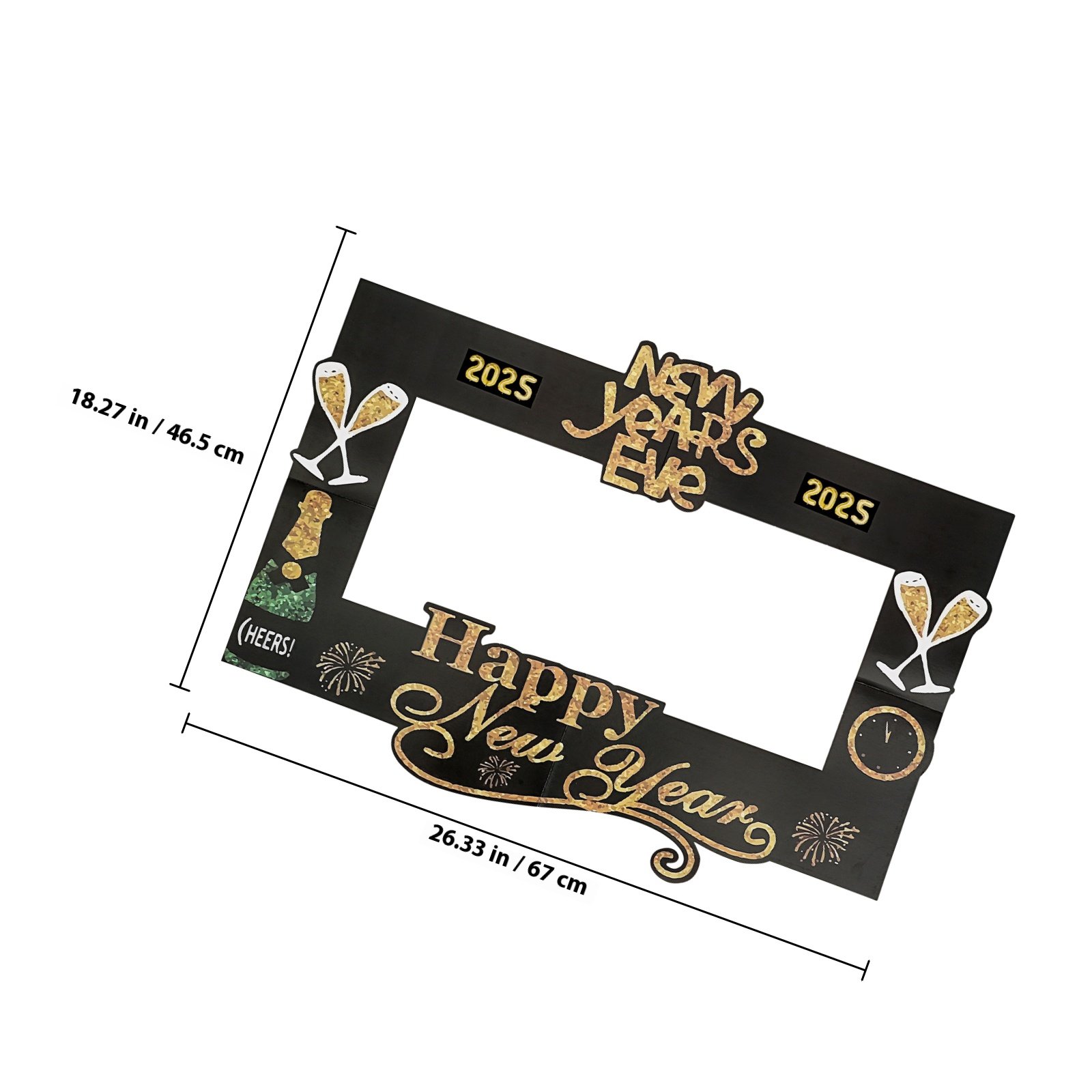 Ramka do zdjęć na Sylwestra 20 – Photo Booth Frame recenzja i cena