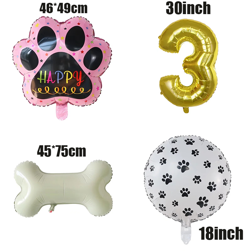 Złote balony WOOF, artykuły na – Let'S Party Event Supply recenzja i cena