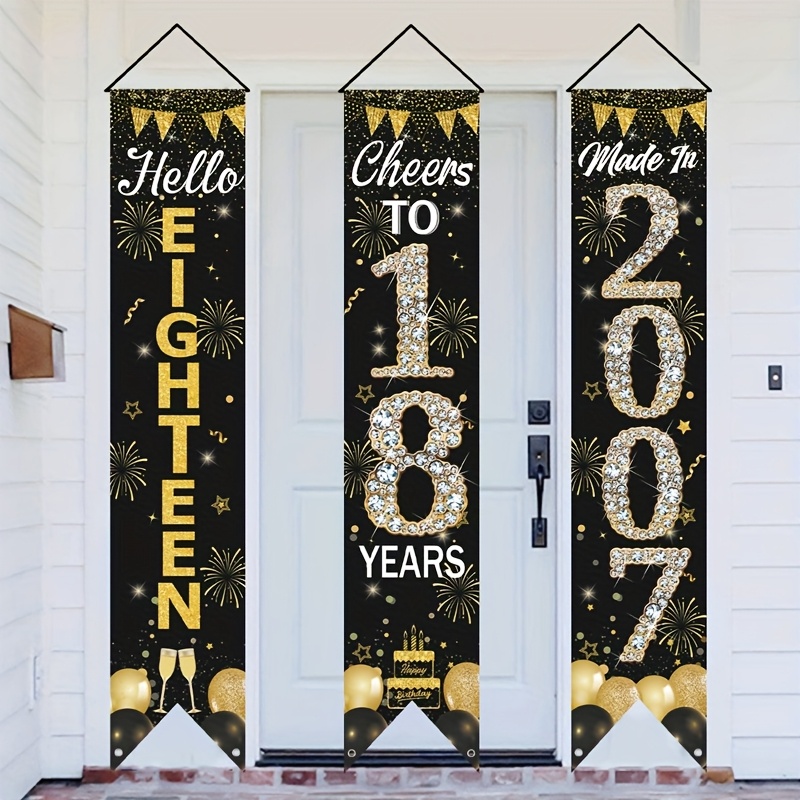 Zestaw banerów na drzwi z okaz – Party Banner Gold recenzja i cena