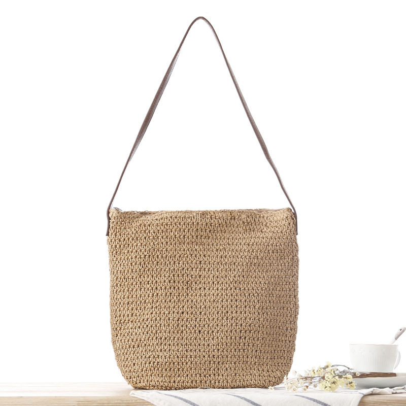 Słomkowa Torba na Ramię Tkana  – Paper Straw Color recenzja i cena