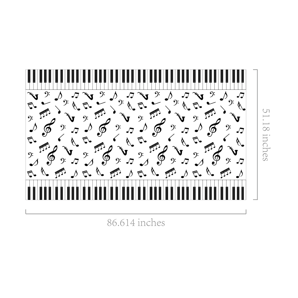 1 szt. Obrus z motywem nut muz – Table Cloth Disposable recenzja i cena