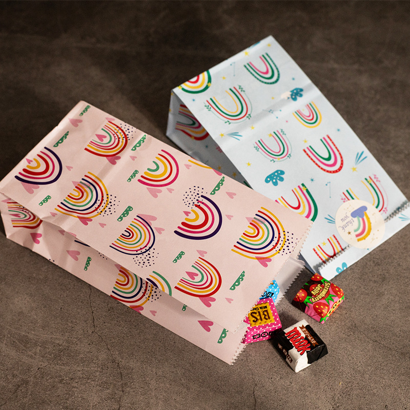 Małe torby papierowe Tęczowa t – Event Party Box recenzja i cena