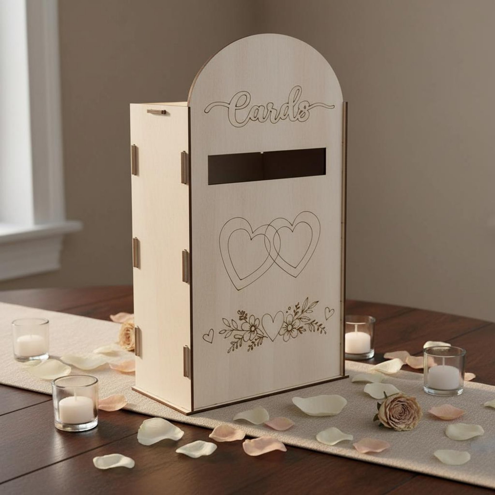 Drewniana skrzynka na kartki w – Event Party Box recenzja i cena