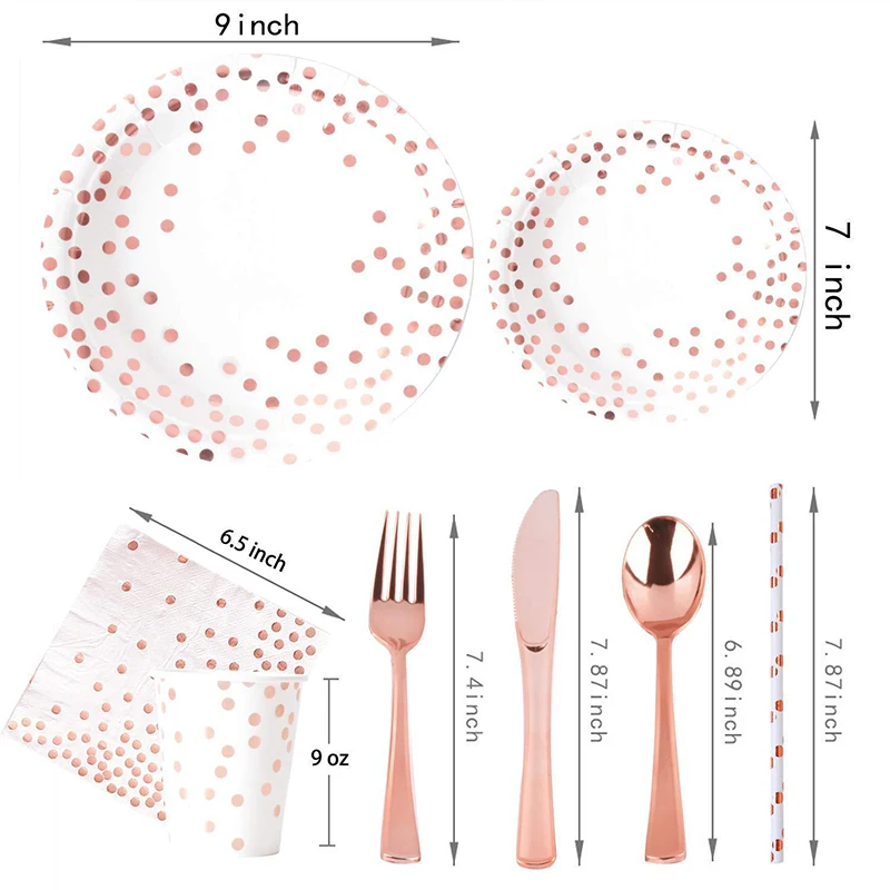 Zestaw zastawy stołowej w kolo – Paper Straw Color recenzja i cena