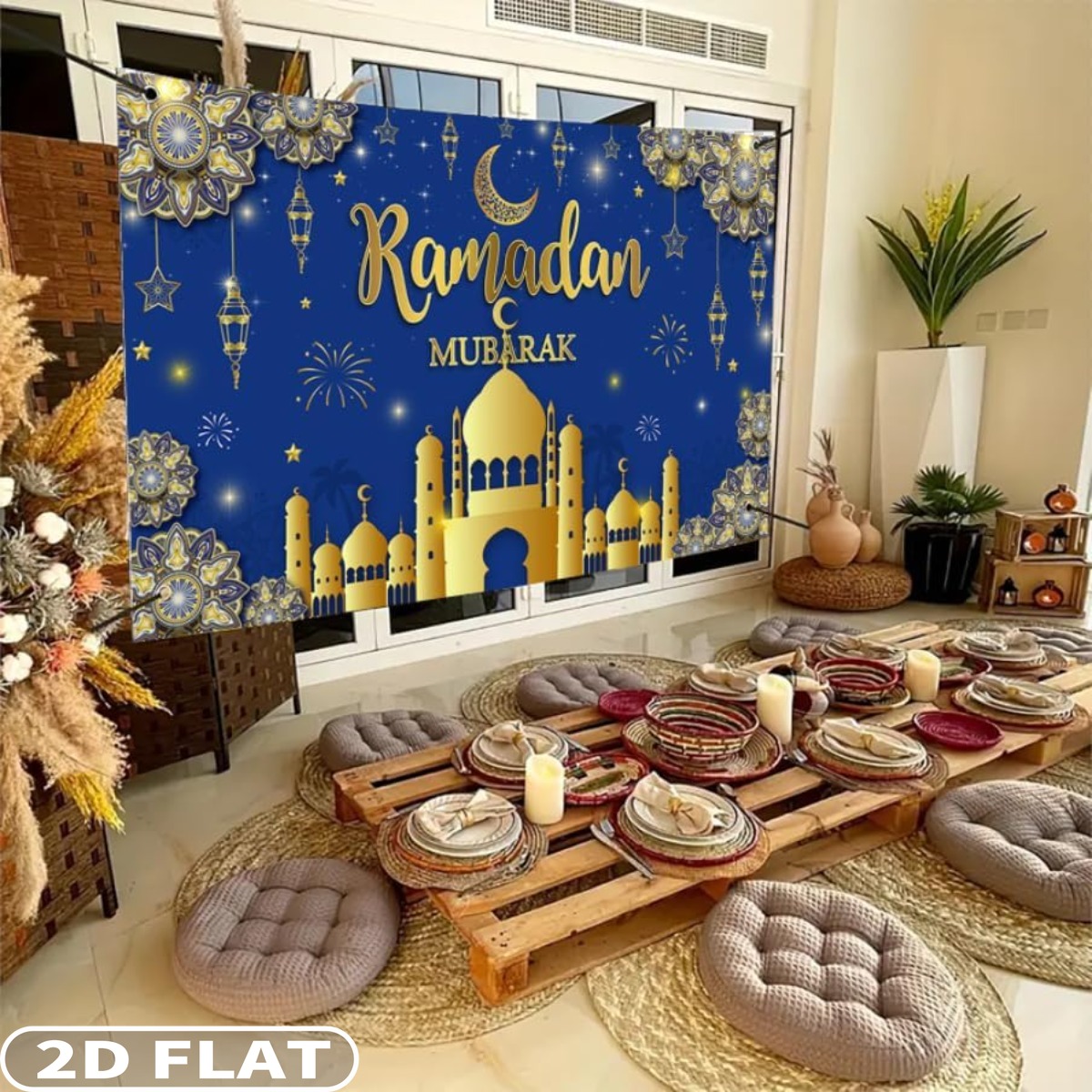 2D PŁASKIE 1 szt. Tła na Ramad – Party Banner Gold recenzja i cena