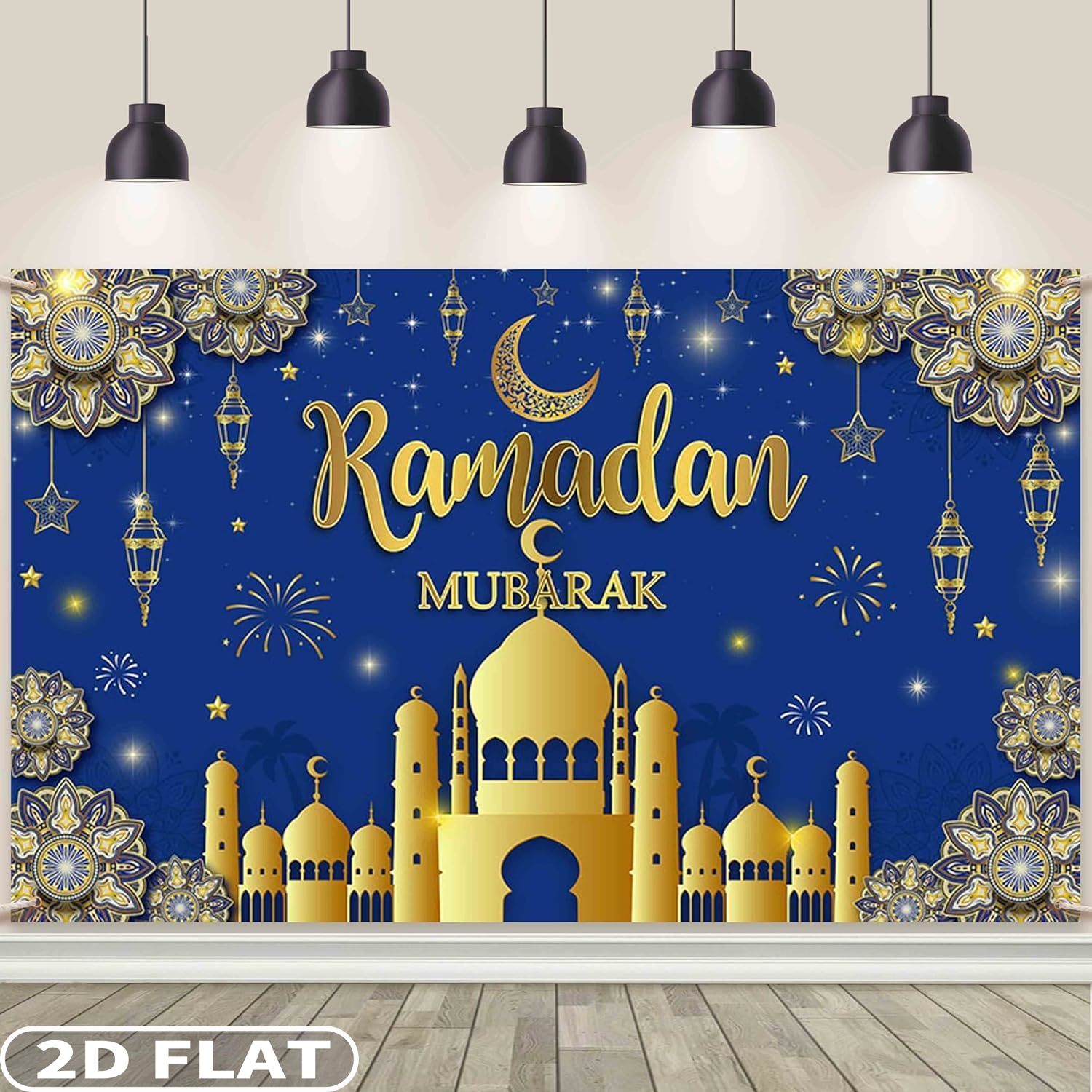 2D PŁASKIE 1 szt. Tła na Ramad – Party Banner Gold recenzja i cena