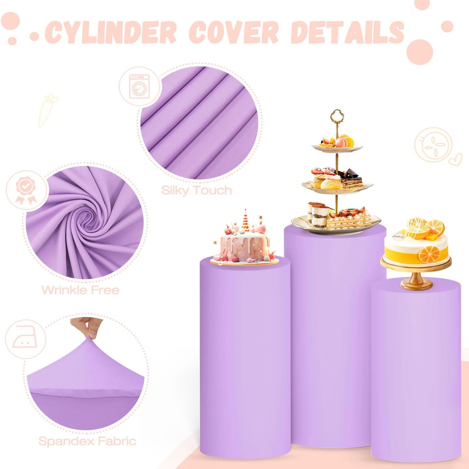 Yeele Fioletowy Pokrowiec na C – Dessert Table Backdrop recenzja i cena