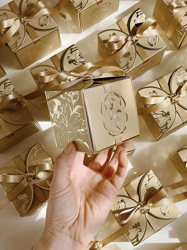 Kwadratowe papierowe pudełka n – Event Party Box recenzja i cena