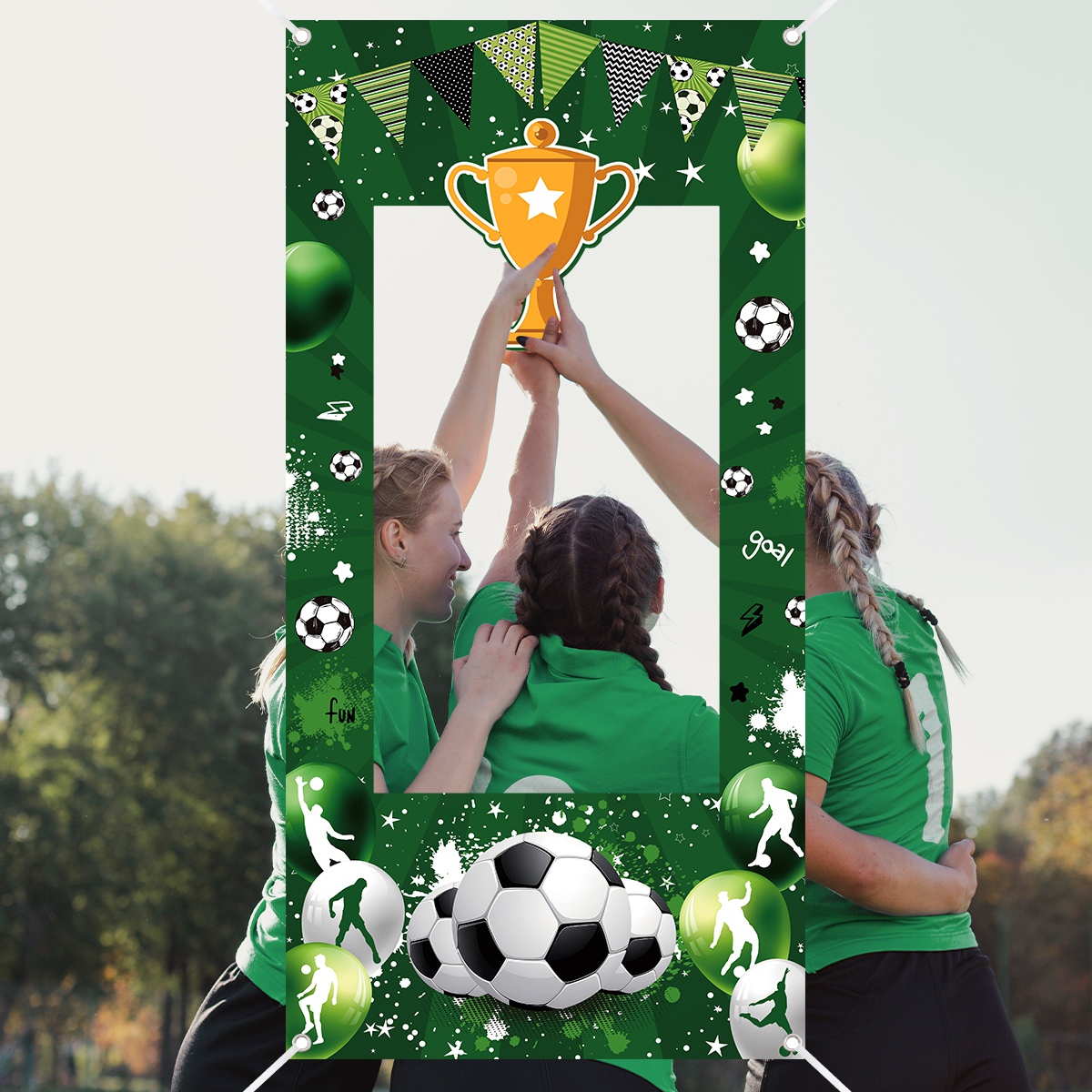 1 szt. Zielona Ramka Dekoracyj – Photo Booth Frame recenzja i cena