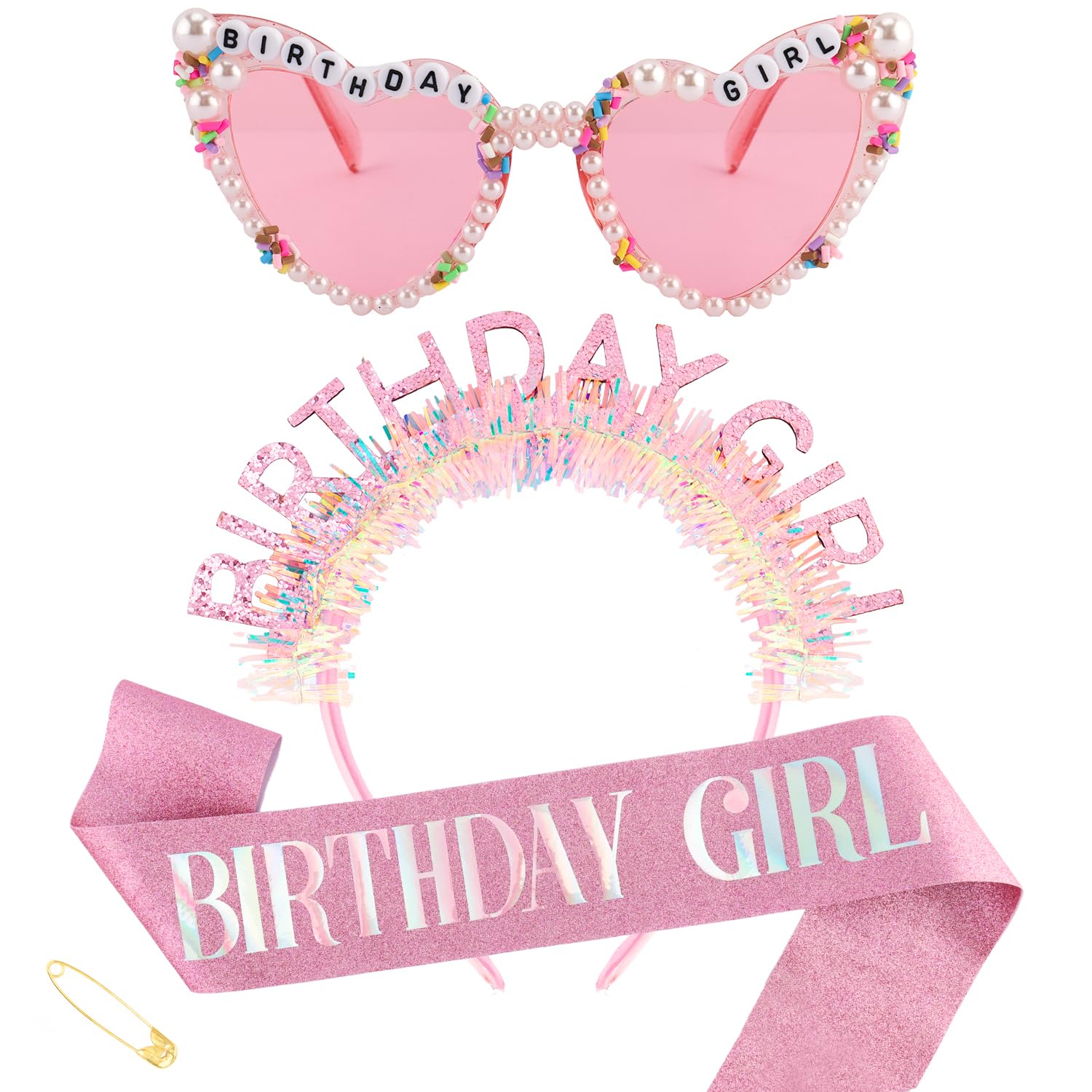 Zestaw na urodziny dla dziewcz – Birthday Sash Glitter recenzja i cena