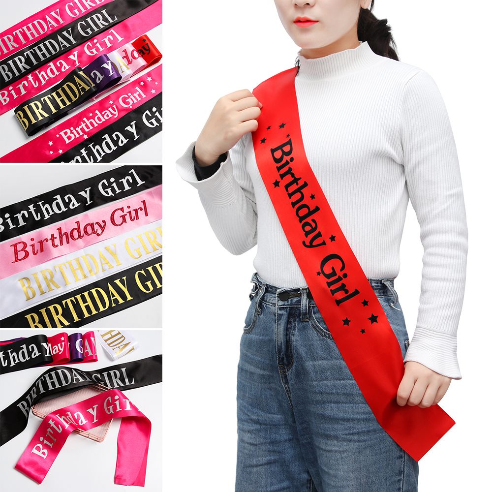 Urodzinowa dziewczyna brokatow – Birthday Sash Glitter recenzja i cena