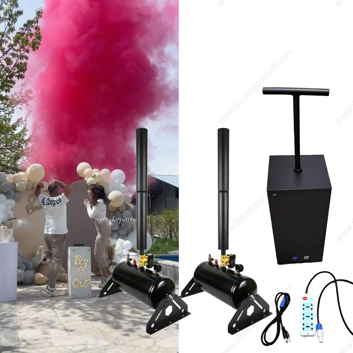 Konfetti Streamer Baby Shower  – Confetti Cannon Tube recenzja i cena