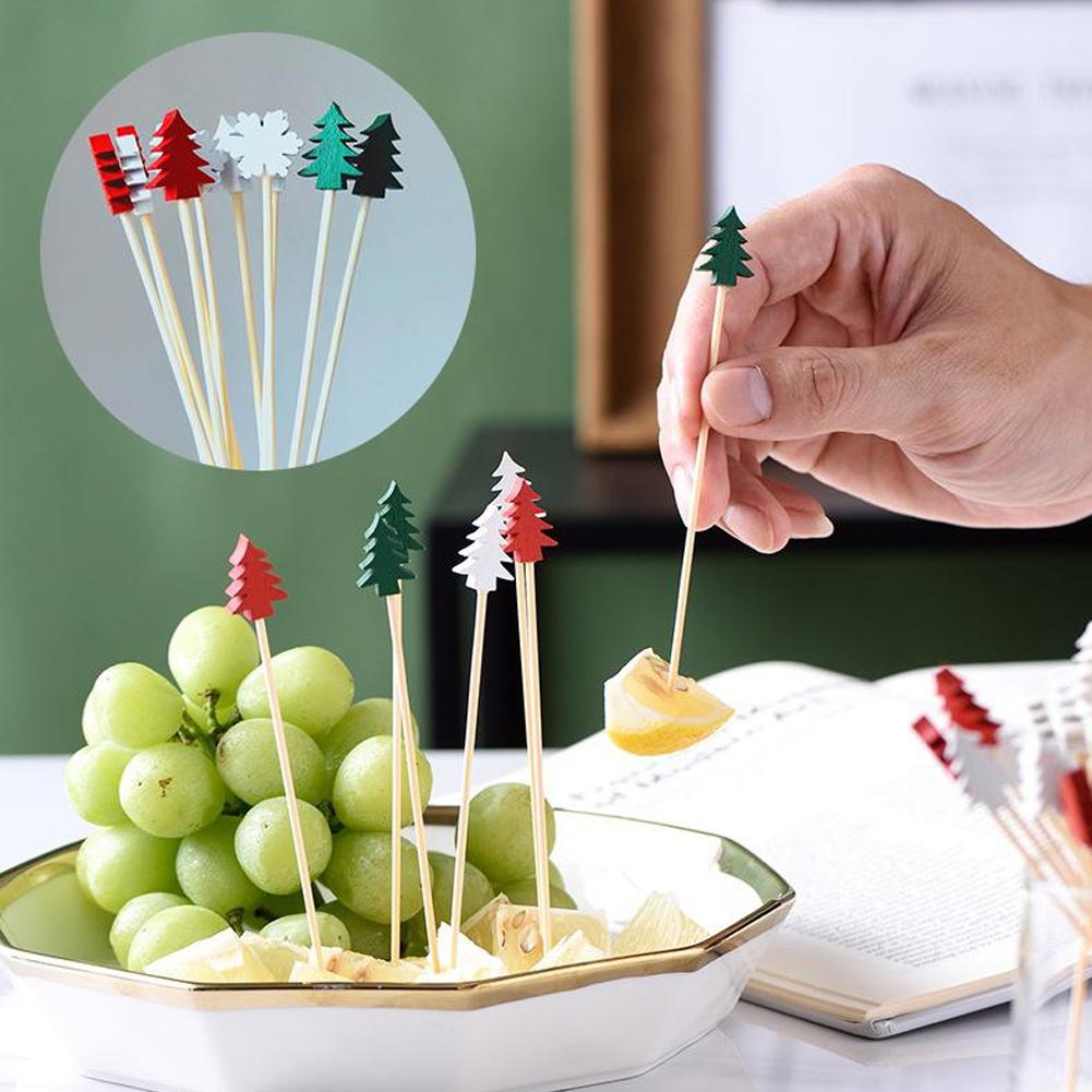 50 szt. Świąteczne wykałaczki  – Centerpiece Stick recenzja i cena