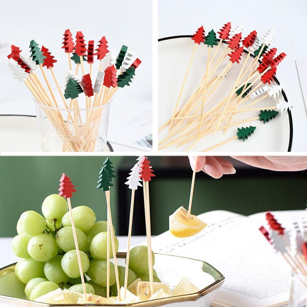 50 szt. Świąteczne wykałaczki  – Centerpiece Stick recenzja i cena
