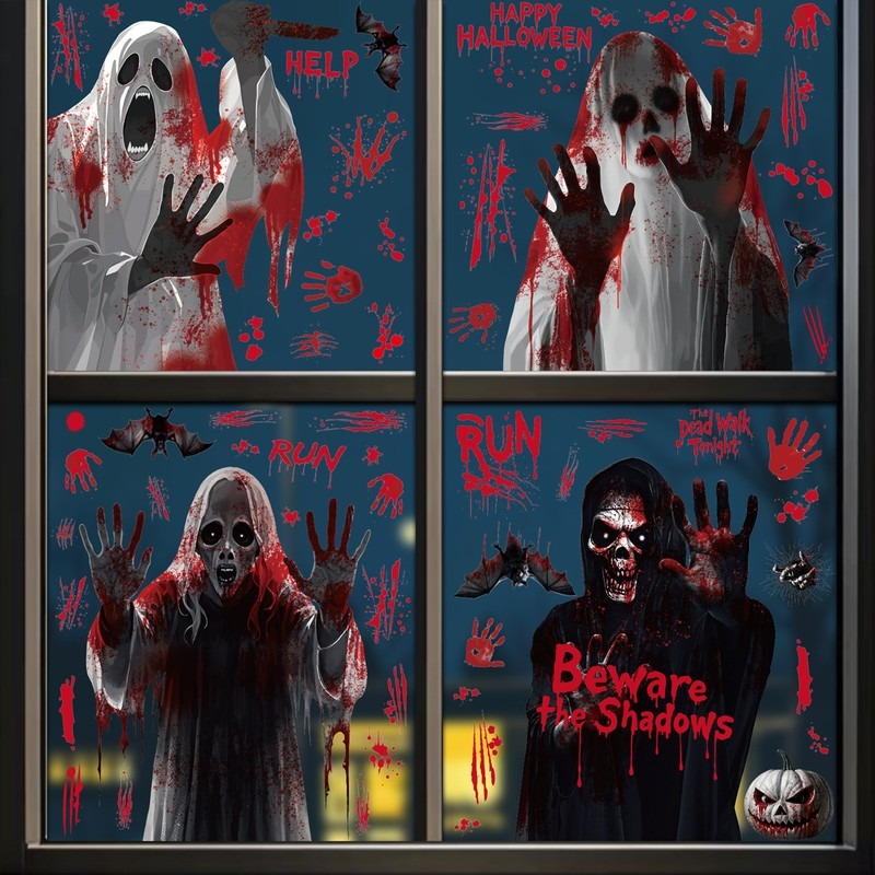 Naklejki na okno na Halloween  – Party Event Supply Store recenzja i cena