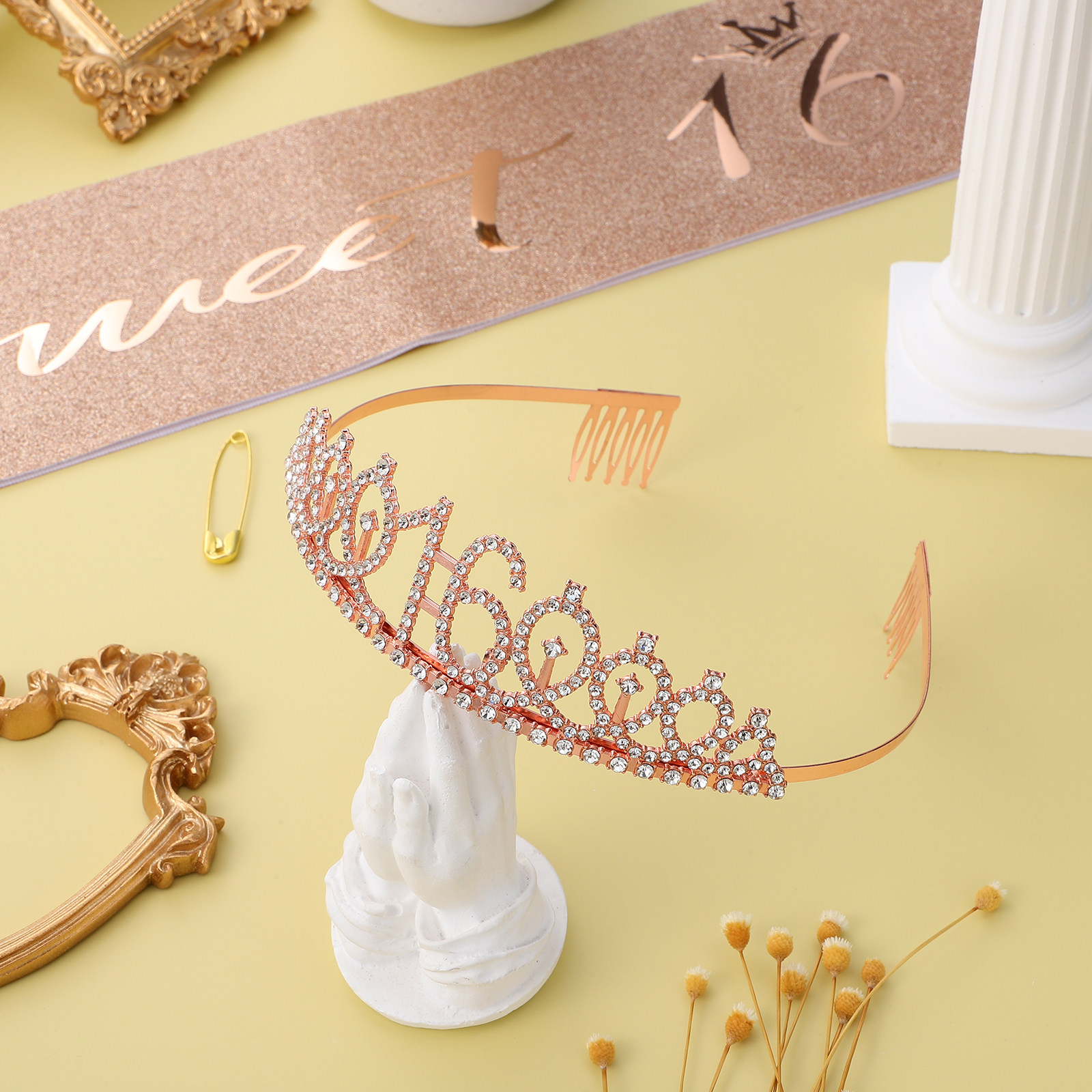 1 Zestaw Błyszcząca Tiara Urod – Birthday Sash Glitter recenzja i cena